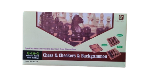 [X-284] Jeu D'échecs 3 in 1