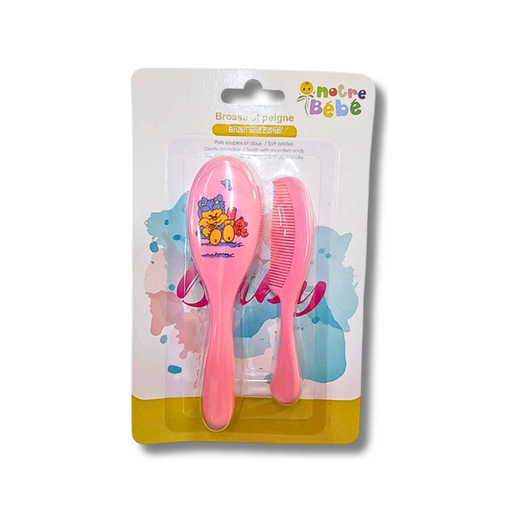 [BD056-2] Brosse Et Peigne Notre Bebe