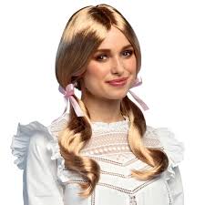 [86379] PERRUQUE ECOLIERE BLONDE
