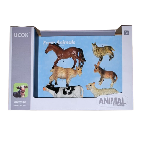 [2410-5] Lot de 6 Animaux de la Ferme