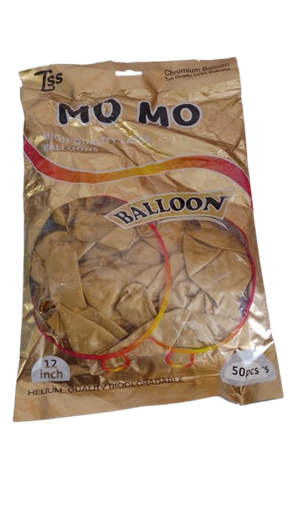 [AF-50] Sachet de 50 Ballons Doré