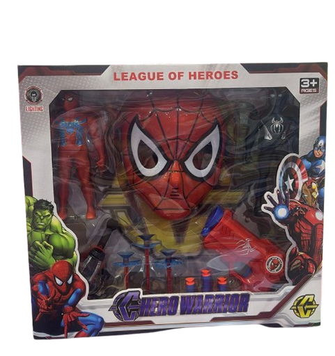 [BJ335] Pistolet Avec Masque Spider Man