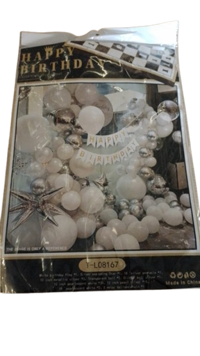 [T-L08167] Kit Ballon de fête Happy Birthday