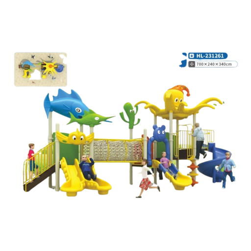 [HL-231261] Structure de Jeux 700*240*340 cm