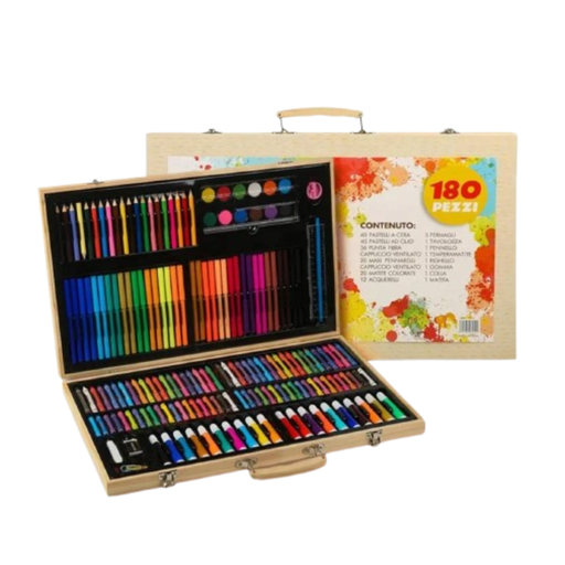 [PEN180] Boite de Coloriage 180PCS