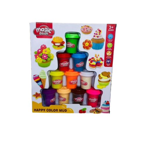 [AJ-8619] Set 10 Pots de Pâte à Modeler