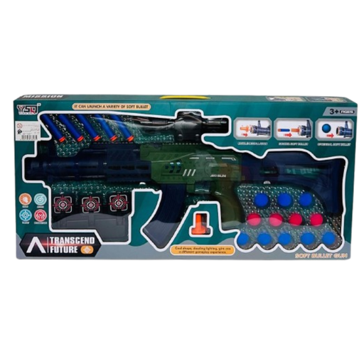 [AJ-2388-23] Pistolet Avec Fléchettes et Balles