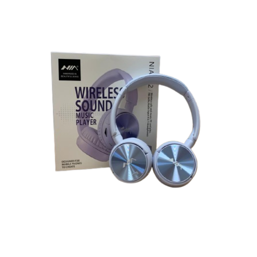 [NIA-Q2-V] Casque NIA Bluetooth Sans Fil Violet