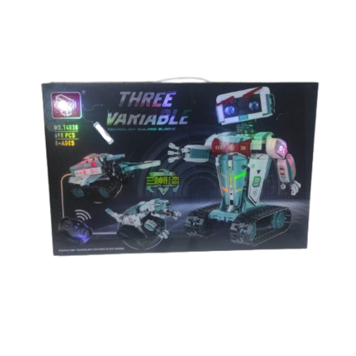 [HF-4038] Bloc de Construction Robot 3 in 1