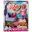 [105738060] Steffi Love AVEC Poussette Et 2 Bébé