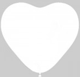 [HG3010P20] 10 Ballons Cœur Blanc