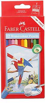[114462] 12 CRAYONS AQUARELLES LONG