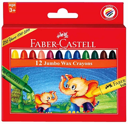 [120040] 12 JUMBO WAX CRAYONS