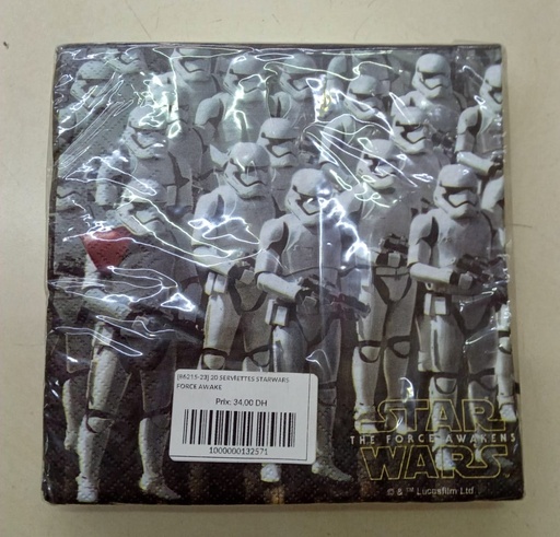 [86215-23] 20 SERVIETTES STARWARS FORCE AWAKE