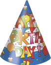 [80865] 6 CHAPEAUX HAPPY BIRTHDAY