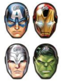 [87976] 6 MASQUES AVENGERS MIGHTY