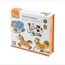 [GL-51325] Animaux de la ferme à lacer