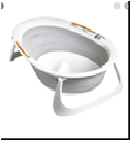 [B11199] Baignoire pliable 2 positions Gris Blanc