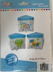 [P399] BALLON CARRE BOY & GIRL