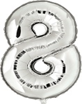 [P118] Ballons Numéro 8