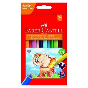 [116501] Boite 12 crayons de couleur Jumbo