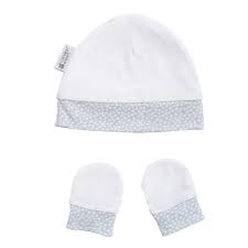 [CD-635111] BONNET & MOUFLES NAISSANCE POIS