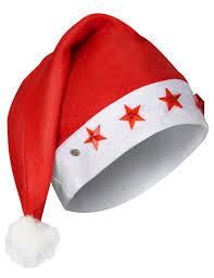 [P164] Bonnet de Noël avec étoiles