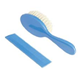 [315006] BROSSE-PEIGNE plastique - bleu  transluc