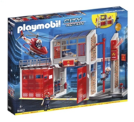 [9462] Caserne de pompiers avec hélicoptère
