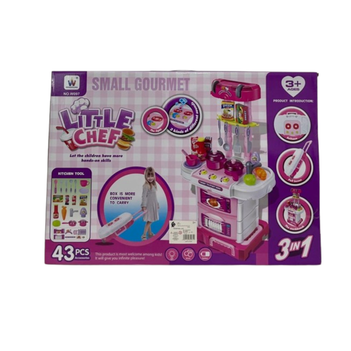 [YW104931] Cuisine 3 en 1 Little Chef 43 PCS