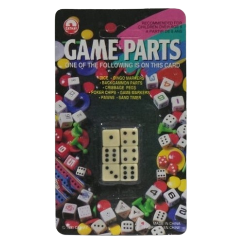 [1210C] Dados 6pcs  PM
