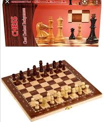 [AJ-S4030] Jeu d'échecs 3 en 1 Chess 40*40 cm