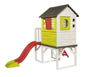 [810800] Maisonnette Pilotis avec Toboggan