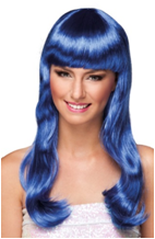 [85876] PERRUQUE CHIQUE BLEU
