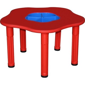 [KM1200] Table Fleur 90x54 Avec Bac de Rangement