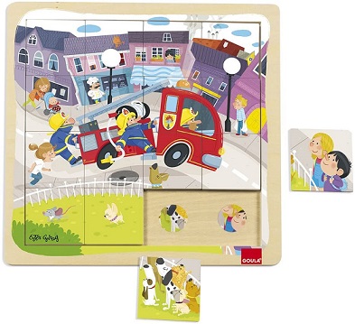 [GL-53045] Puzzle camion pompiers
