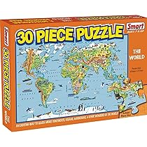 [1040] Puzzle la carte du monde