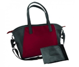[AR02356] Sac à langer TENDANCE -  gris/marsala  -