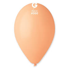 [096019] Sachet 100 ballons Macaron Peche 26cm