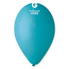 [096811] Sachet 100 ballons Turquois 26cm