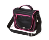 [AR02359] Sacoche " New Style " - noir/fuchsia  - 