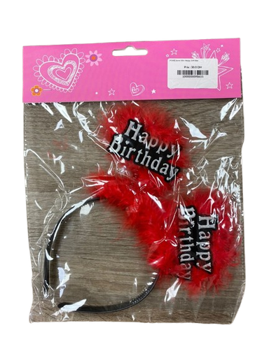 [P198] Serre tête Happy birthday