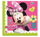 [87864] Serviette 2 plis 33x33 minnie - happy he