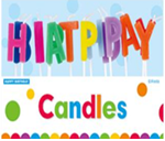 [63212] SET 13BOUGIES HAPPY BIRTHDAY