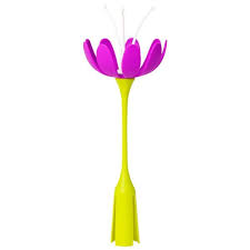 [AR01348] STEM Egouttoir fleur vert / Prune - Boon