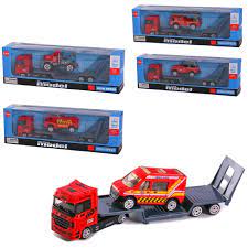 [TN-1066-2] Transporteur véhicule Pompier 2 Pcs