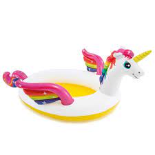 [57441] Piscine gonflable licorne 272 x 193 x 104 cm