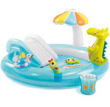 [57165] Piscine alligator avec glissière d'eau