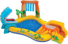 [57444] Centre de jeu gonflable dinosaure