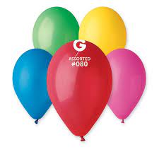 [098013] Sachet 100 ballons multicolores
